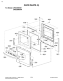 DOOR PARTS II Diagram and Parts List for LRG3095SB LRG3095SB/00 LG Range