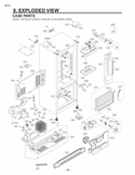 Part Location Diagram of ACF67062309 LG Compressor Assembly