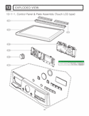 Part Location Diagram of AGL73077902 LG PANEL ASSEMBLY,CONTROL