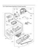 Part Location Diagram of AGL52744820 LG PANEL ASSEMBLY,DRAWER