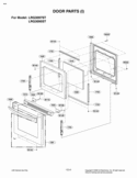 DOOR PARTS I Diagram and Parts List for LRG3097ST LRG3097ST/00 LG Range