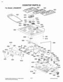 COOKTOP PARTS I Diagram and Parts List for LRG3097ST LRG3097ST/00 LG Range