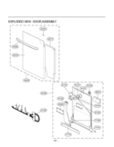 Part Location Diagram of AJX32598502 LG Window Assembly