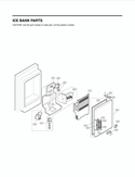 ICE BANK PARTS Diagram and Parts List for LMX28987ST AST3LGA LG Refrigerator