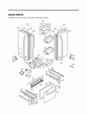 Part Location Diagram of ADD36652769 LG Door Foam Assembly,Refrigerator