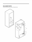 ICE & MAKER PARTS Diagram and Parts List for LFX25961AL LFX25961AL/ 02 LG Refrigerator