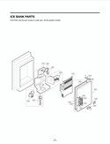 ICE BANK PARTS Diagram and Parts List for LFX28977ST LFX28977ST/ 03 LG Refrigerator