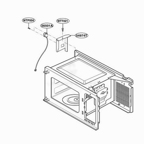 Sensor Parts Diagram and Parts List for GT4175SPB CB1EWRP LG Wall Oven