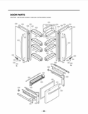 DOOR PARTS Diagram and Parts List for LFC25770SB AWB6LGA LG Refrigerator