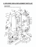 Part Location Diagram of MEA62550101 LG GUIDE,FAN