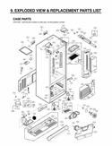 Part Location Diagram of EBR41956437 LG PCB Assembly,Main