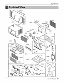 Part Location Diagram of 4758A30050A LG Louver,Vertical