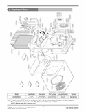 Exploded View Diagram and Parts List for LMU246HV AWGBEUS LG Air Conditioner