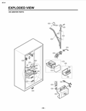 ICE &WATER PARTS EXPLODED VIEW Diagram and Parts List for LSC27921TT LSC27921TT /02 LG Refrigerator