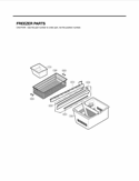 FREEZER PARTS Diagram and Parts List for LMX25984SB AWBCNA0 LG Refrigerator