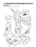 Part Location Diagram of 3551JA2144F LG Cover Assembly,PCB