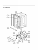 EXPLODED VIEW Diagram and Parts List for LDF6920ST D1608TB LG Dishwasher