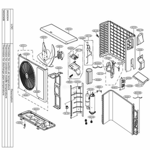 Part Location Diagram of ACG73705108 LG CONDENSER ASSEMBLY,BENDING