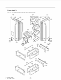 DOOR PARTS Diagram and Parts List for LMX25981ST AST4LGA LG Refrigerator