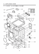 Part Location Diagram of AGL55862016 LG Panel Assembly,Control