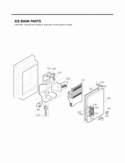 ICE BANK PARTS Diagram and Parts List for LMX25985SB LMX25985SB/ 02 LG Refrigerator