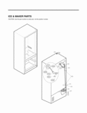 ICE & MAKER PARTS Diagram and Parts List for LFX25961SW LFX25961SW/ 02 LG Refrigerator