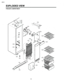 FREEZER COMPARTMENT EXPLODED VIEW Diagram and Parts List for LSC27931ST LSC27931ST /03 LG Refrigerator