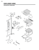 REFRIGERATOR COMPARTMENT EXPLODED VIEW Diagram and Parts List for LSC27931ST LSC27931ST /03 LG Refrigerator