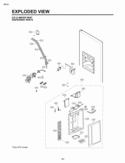 ICE & WATER PART EXPLODED VIEW DISPENSER PARTS Diagram and Parts List for LSC27931ST LSC27931ST /03 LG Refrigerator