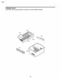 FREEZER PARTS Diagram and Parts List for LFC20760SB AWB3LGY LG Refrigerator
