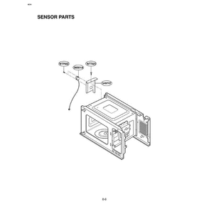 Section 6 Diagram and Parts List for LMH1017CVST AS1ELGA LG Microwave Oven Combo