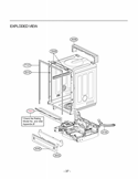 EXPLODED VIEW Diagram and Parts List for LSDF795ST ASTEEUS LG Dishwasher