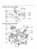 Part Location Diagram of 5020ED3008H LG BUTTON,CONTROL