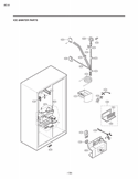Part Location Diagram of 5989JA1005G LG Ice Maker Assembly