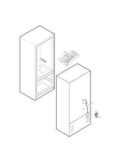 Icemaker Parts Diagram and Parts List for LBC22520SW 03 LG Refrigerator