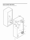 VALVE & WATER TUBE PARTS Diagram and Parts List for LMX28988SW  LG Refrigerator