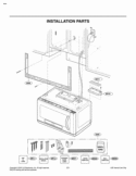 INSTALLATION PARTS Diagram and Parts List for LMHM2017ST LMHM2017ST/01 LG Microwave