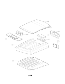 Control Panel Parts Diagram and Parts List for DLE1001W  LG Dryer