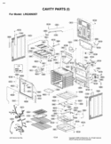CAVITY PARTS I Diagram and Parts List for LRG3093ST LRG3093ST/00 LG Range