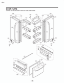 DOOR PARTS Diagram and Parts List for LFC23760ST LFC23760ST /02 LG Refrigerator