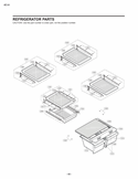 REFRIGERATOR PARTS Diagram and Parts List for LBC22520SW ASW3LGG LG Refrigerator