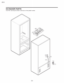 ICE MAKER PARTS Diagram and Parts List for LBC22520SW ASW3LGG LG Refrigerator