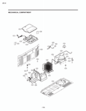 MECHANICAL COMPARTMENT Diagram and Parts List for LSC23924SB AWBCNA0 LG Refrigerator