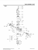 TANK ASSEMBLY Diagram and Parts List for LUV200R CAEELGA LG Canister Vacuum