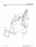 Handle Assembly Diagram and Parts List for LUV200R CAEELGA LG Canister Vacuum