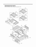 REFRIGERATOR PARTS Diagram and Parts List for LMX25981SW LMX25981SW /04 LG Refrigerator
