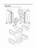 DOOR PARTS Diagram and Parts List for LMX25981SW LMX25981SW /04 LG Refrigerator