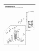DISPENSER PARTS Diagram and Parts List for LMX25981SW LMX25981SW /04 LG Refrigerator