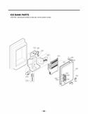ICE BANK PARTS Diagram and Parts List for LMX25981SB AWB4LGA LG Refrigerator