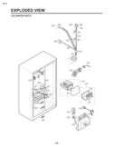 ICE &WATER PARTS EXPLODED VIEW Diagram and Parts List for LSC27921TT LSC27921TT /03 LG Refrigerator